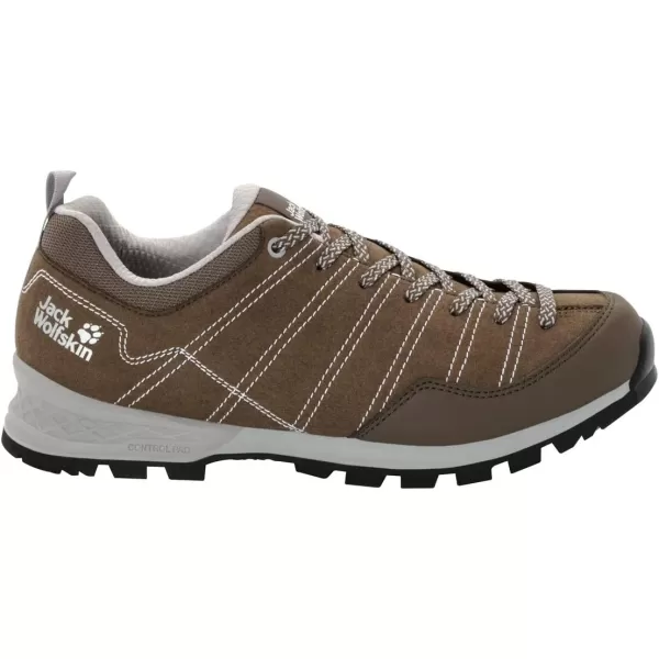 imageJack Wolfskin Mens Scrambler Low M Hiking BootCoconut Brown Light Grey 5208