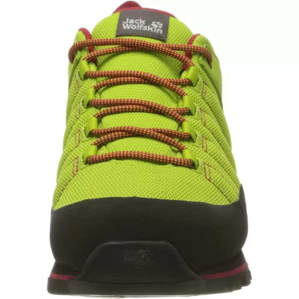 imageJack Wolfskin Mens Scrambler Low M Hiking BootYellow Lime Red 4176