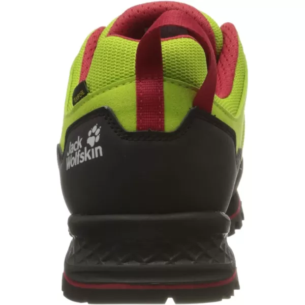 imageJack Wolfskin Mens Scrambler Low M Hiking BootYellow Lime Red 4176