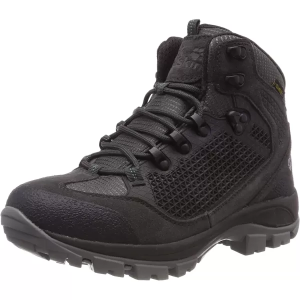 imageJack Wolfskin Womens High Rise Hiking BootsBlack Dark Steel 6032