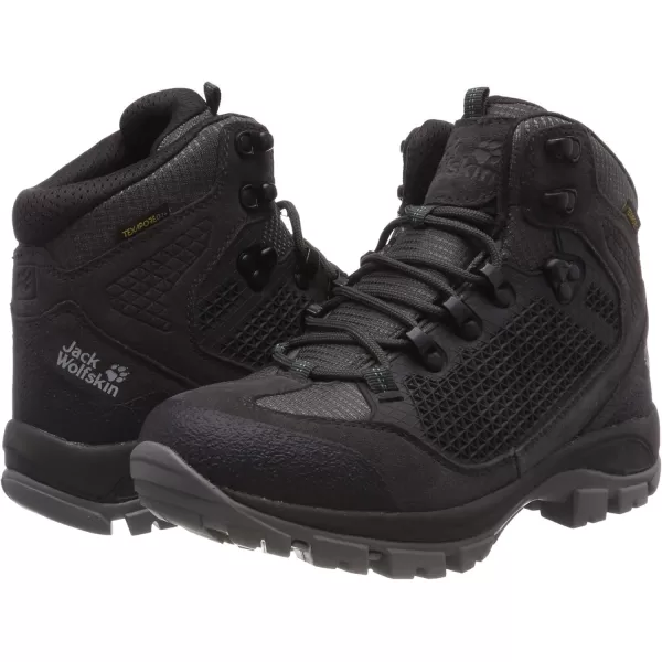 imageJack Wolfskin Womens High Rise Hiking BootsBlack Dark Steel