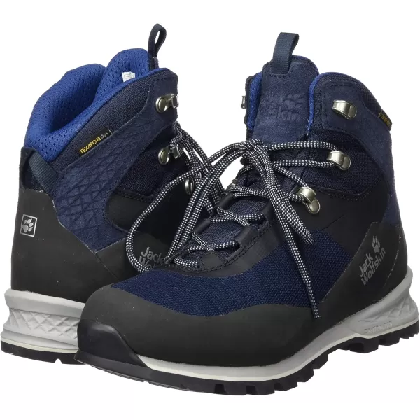 imageJack Wolfskin Womens High Rise Hiking BootsBlue Dark Blue Phantom
