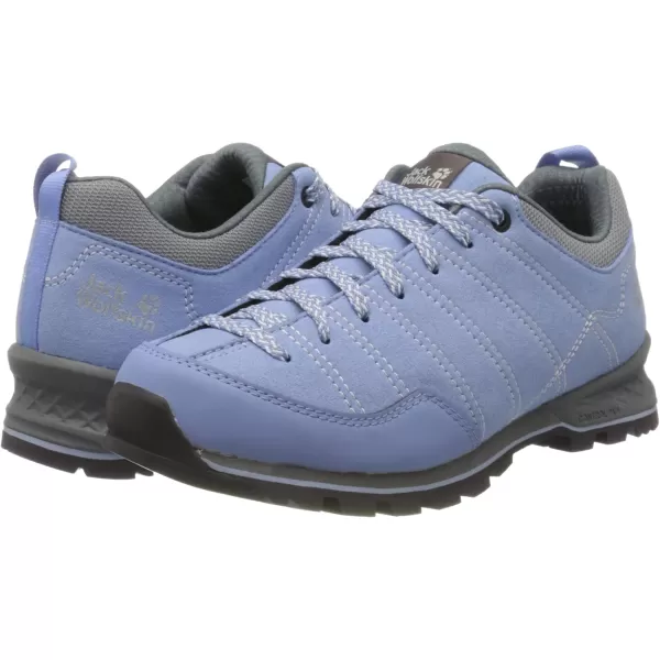 imageJack Wolfskin Womens High Rise Hiking Shoes LowBlue Light Blue Grey 1592