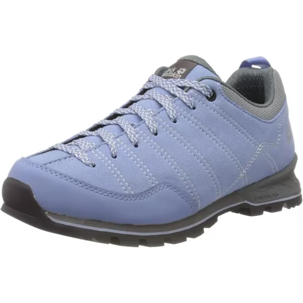 imageJack Wolfskin Womens High Rise Hiking Shoes LowBlue Light Blue Grey 1592