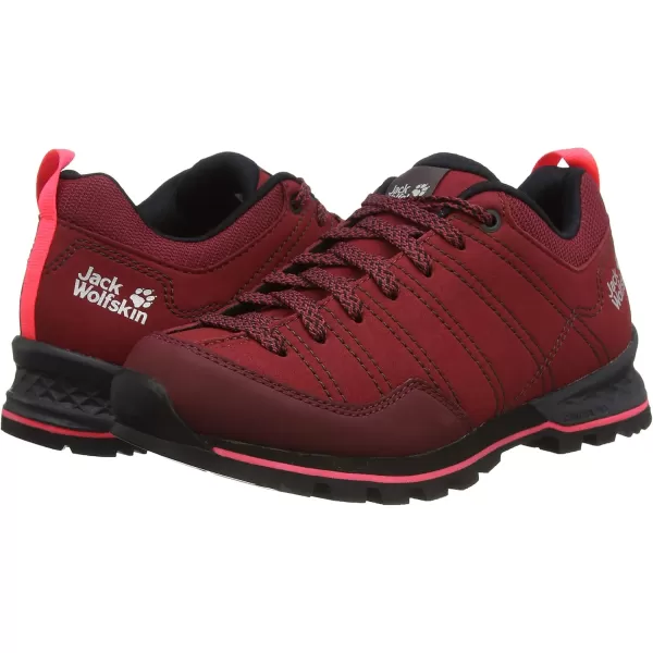 imageJack Wolfskin Womens High Rise Hiking Shoes LowBurgundy