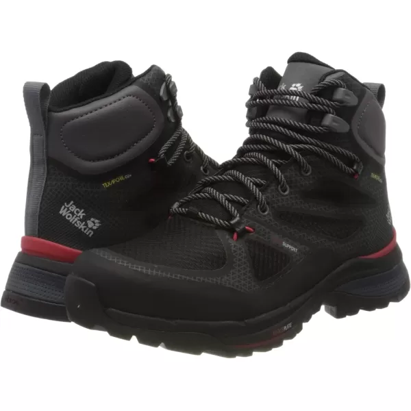 imageJack Wolfskin Womens Outdoor ShoesBlackRed