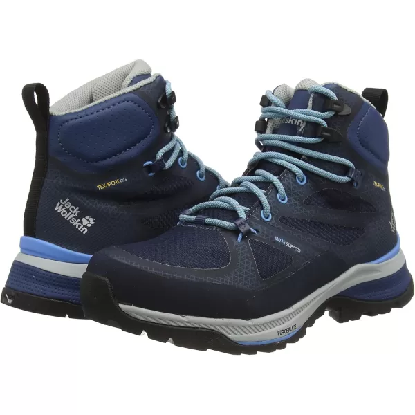 imageJack Wolfskin Womens Outdoor ShoesDark BlueLight Blue