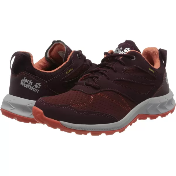 imageJack Wolfskin Womens Woodland Texapore Low WRed Burgundy Orange