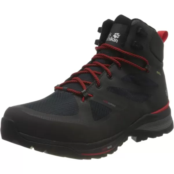 imageJack Wolfskin Mens Force Striker Texapore Mid M Hiking BootPhantomRed