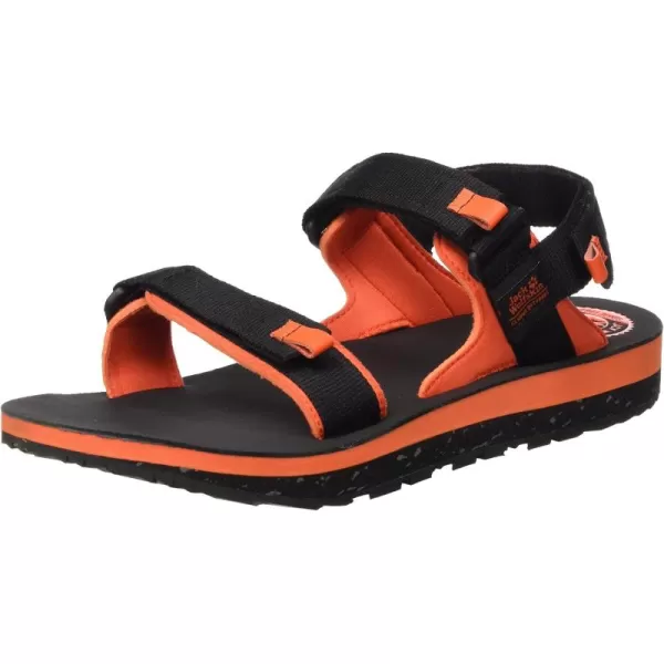 imageJack Wolfskin Mens Running Walking ShoeBlack Black Orange 6048