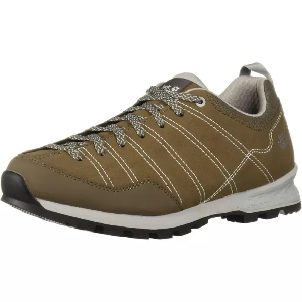 imageJack Wolfskin Mens Scrambler Low M Hiking BootCoconut Brown Light Grey 5208