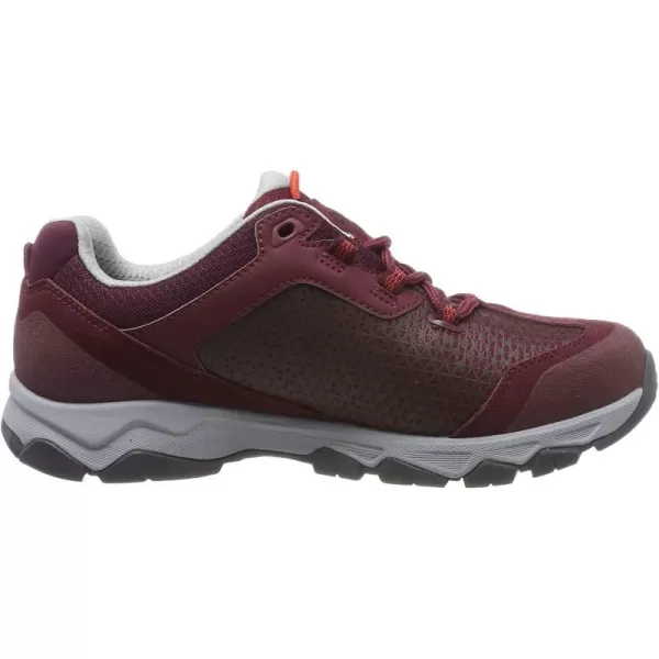 imageJack Wolfskin Womens High Rise Hiking Shoes LowBurgundy Light Grey 2813