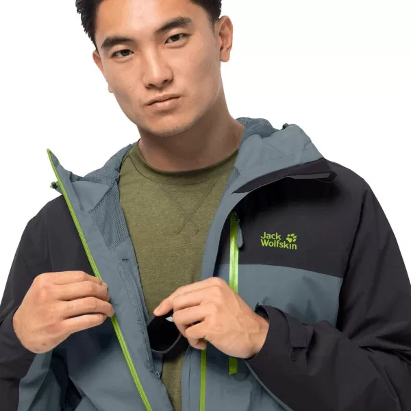 imageJack Wolfskin Mens Go Hike Jacket MStorm Grey