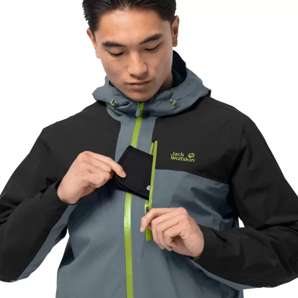 imageJack Wolfskin Mens Go Hike Jacket MStorm Grey