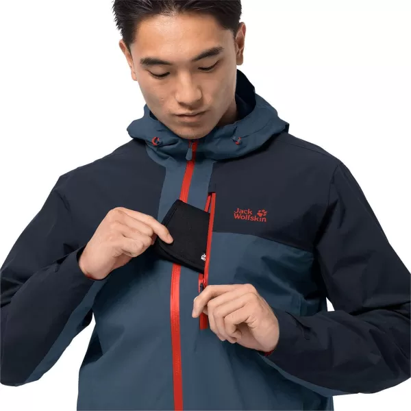 imageJack Wolfskin Mens Go Hike Jacket MThunder Blue