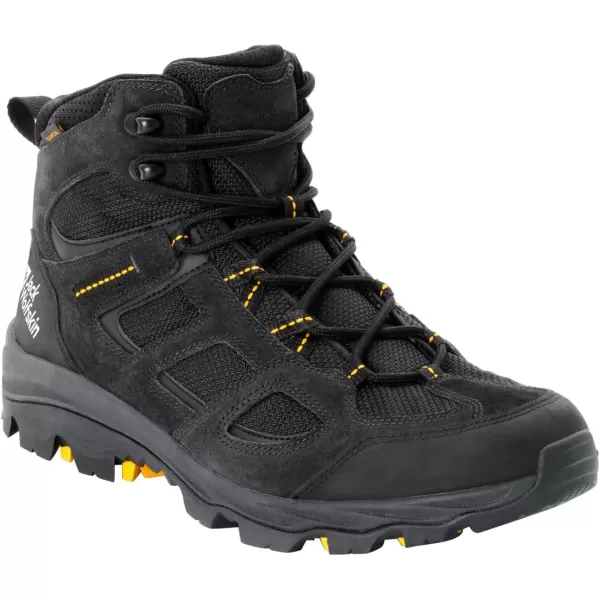 imageJack Wolfskin Mens Outdoor ShoesBlack Burly Yellow Xt 2023