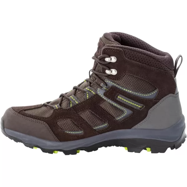 imageJack Wolfskin Mens Outdoor ShoesDark Brown Lime 2023