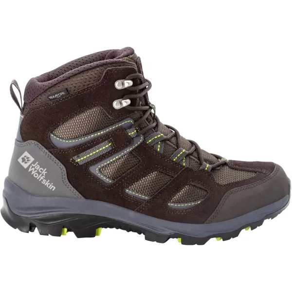 imageJack Wolfskin Mens Outdoor ShoesDark Brown Lime 2023