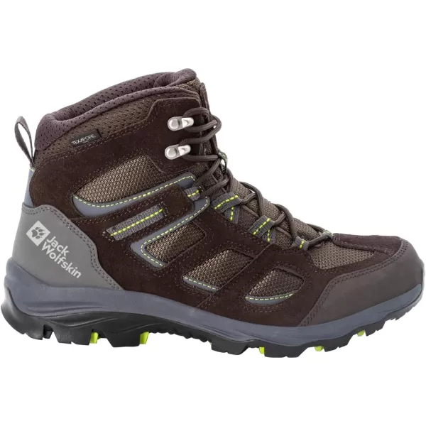 imageJack Wolfskin Mens Outdoor ShoesDark Brown Lime 2023