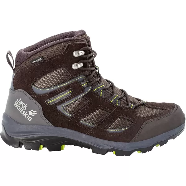 imageJack Wolfskin Mens Outdoor ShoesDark Brown Lime 2023