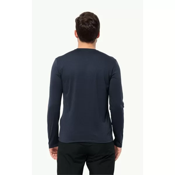 imageJack Wolfskin Mens Sky Thermal Ls T MNight Blue