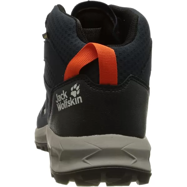imageJack Wolfskin Mens Woodland 2 Texapore Mid Hiking ShoeDark BlueRed