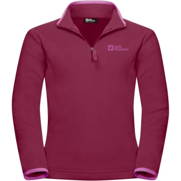 imageJack Wolfskin Boys Taunus Halfzip KDark Ruby