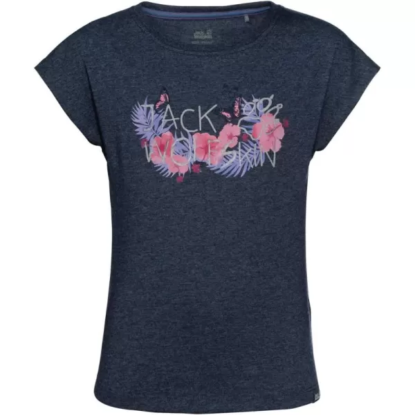 imageJack Wolfskin Girls Brand T TShirt Short sleeve 92 1824 Months Old Midnight Blue