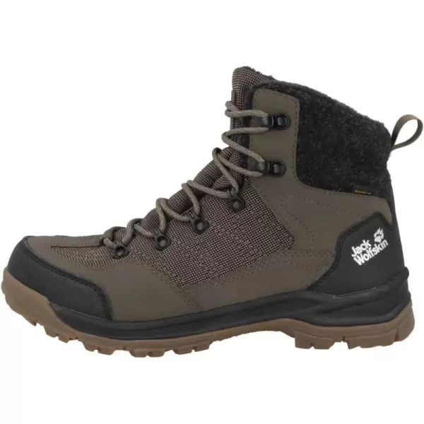 imageJack Wolfskin Mens Aspen Texapore Mid M Hiking BootCoconut BrownBlack