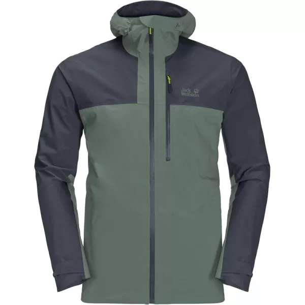 imageJack Wolfskin Mens Go Hike Jacket MHedge Green