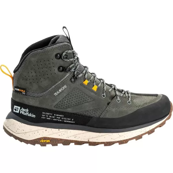 imageJack Wolfskin Mens Terraquest Texapore Mid M Backpacking BootGecko Green