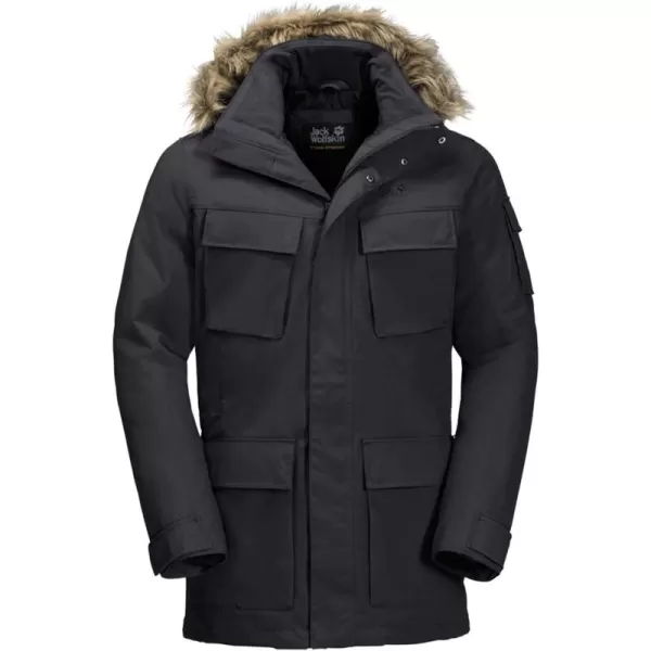 imageJack Wolfskin Men Glacier Canyon ParkaBlack