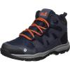 imageJack Wolfskin UnisexYouth MTN Attack 3 Texapore Mid K Hiking BootDark BlueOrange