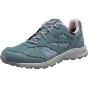 imageJack Wolfskin UnisexChild Woodland Texapore Low K Hiking BootGrey Pink