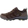 imageJack Wolfskin Mens LowTop Sneakers Walking ShoeDark Brown Lime