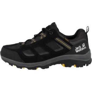 imageJack Wolfskin Mens LowTop Sneakers Walking ShoeBlackBurly Yellow