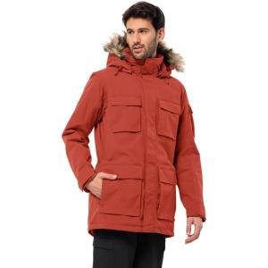 imageJack Wolfskin Mens Glacier Canyon Parka Waterproof Insulated Field JacketIntense Rust