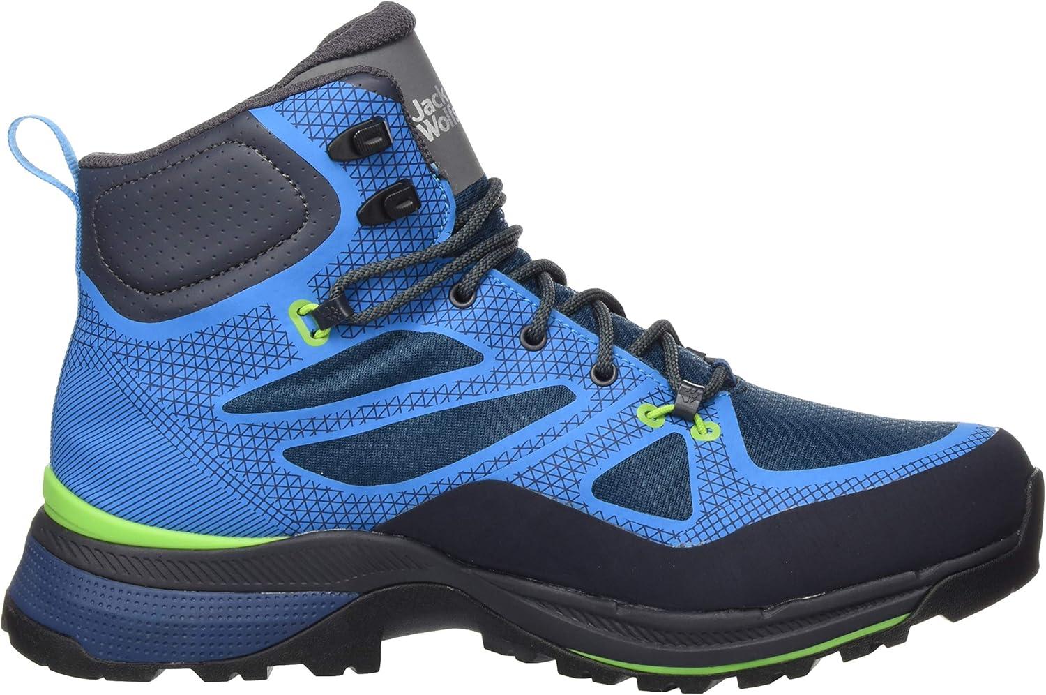imageJack Wolfskin Mens Force Trekker Texapore Mid M Hiking ShoeBlue Green