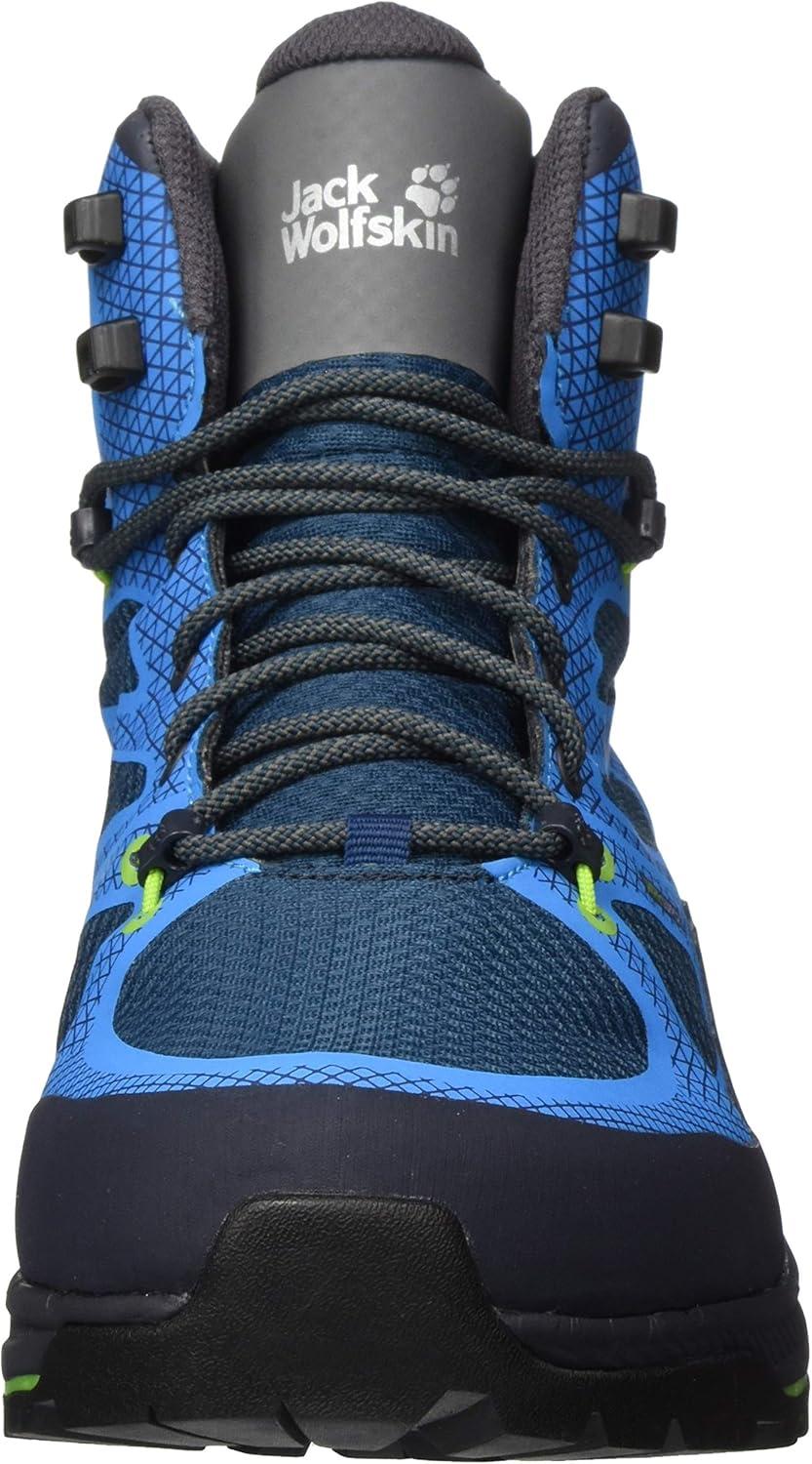 imageJack Wolfskin Mens Force Trekker Texapore Mid M Hiking ShoeBlue Green