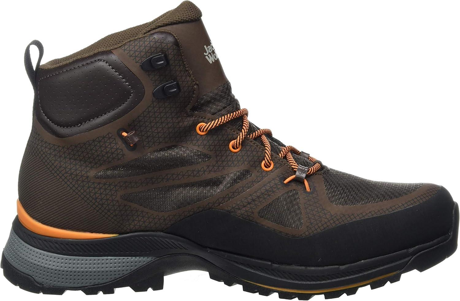 imageJack Wolfskin Mens Force Trekker Texapore Mid M Hiking ShoeMoccaOrange