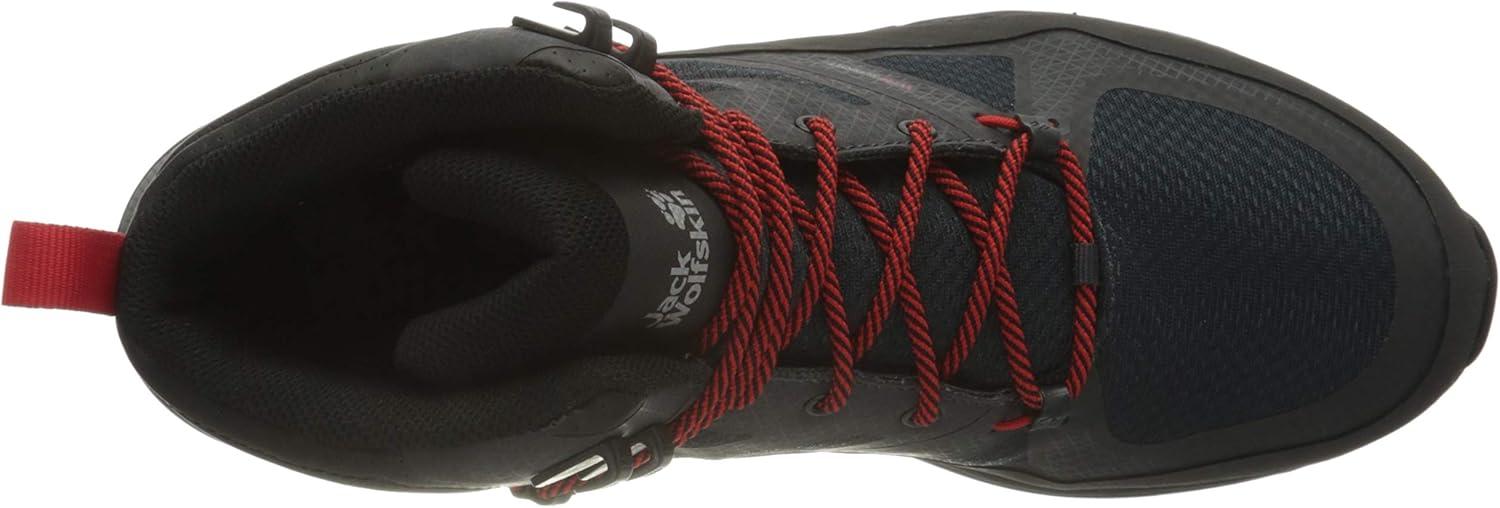 imageJack Wolfskin Mens Force Trekker Texapore Mid M Hiking ShoePhantomRed