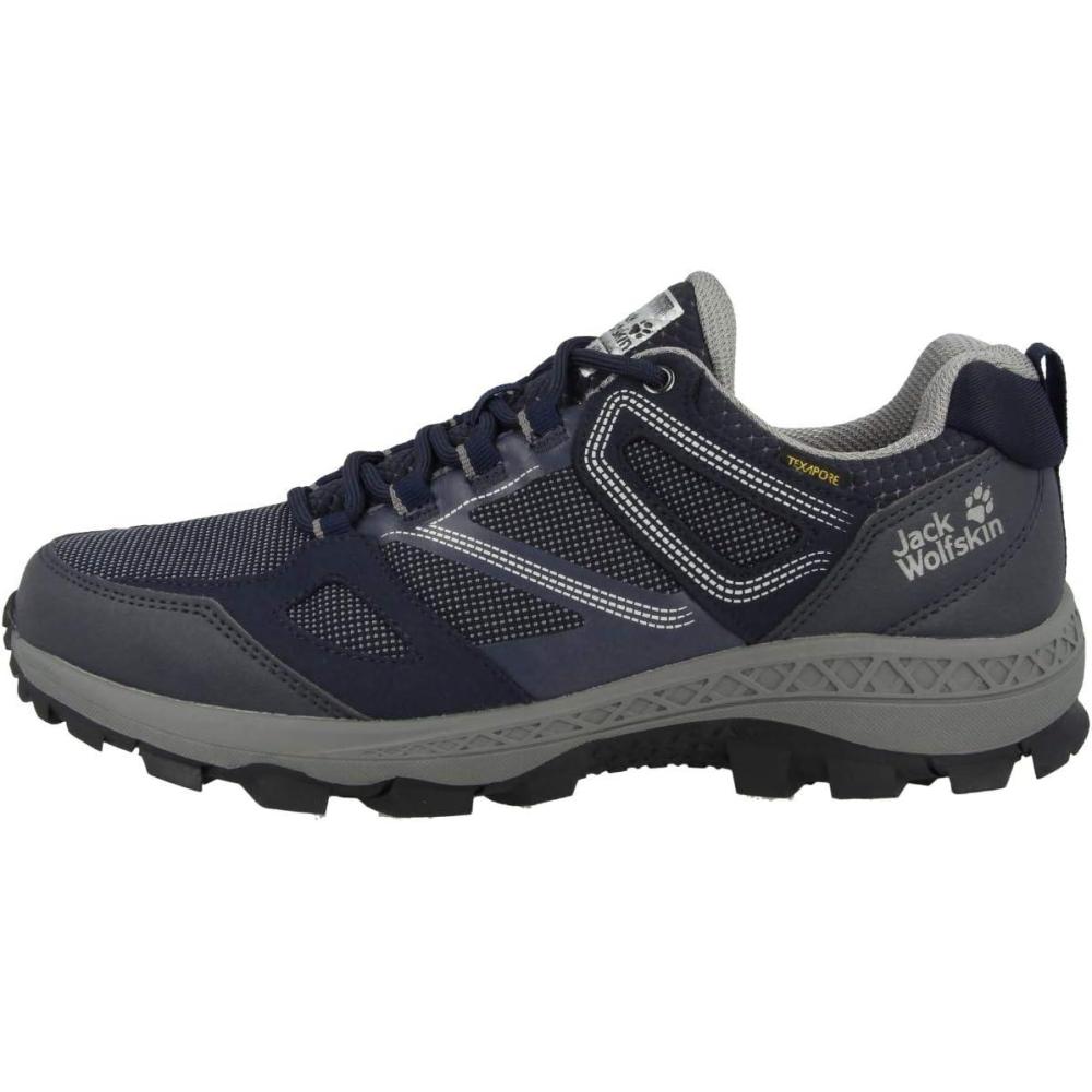 imageJack Wolfskin Mens Outdoor ShoesDark BlueGrey