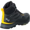 imageJack Wolfskin Mens Force Trekker Texapore Mid M Hiking ShoeBlack Burly Yellow Xt