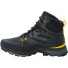 imageJack Wolfskin Mens Force Trekker Texapore Mid M Hiking ShoeBlackBurly Yellow Xt