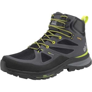 imageJack Wolfskin Mens Force Trekker Texapore Mid M Hiking ShoeDark GreyLime