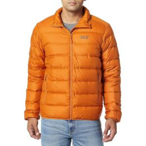 imageJack Wolfskin Mens Helium High Lightweight Windproof Down Puffer JacketDesert Orange
