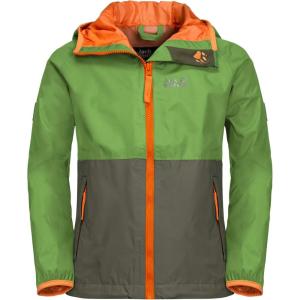 imageJack Wolfskin UnisexChild Rainy Days JacketGreen Jade