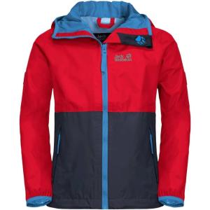 imageJack Wolfskin UnisexChild Rainy Days JacketPeak Red