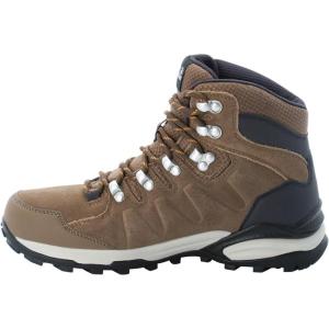 imageJack Wolfskin Womens Refugio Texapore Mid Hiking Shoe Backpacking Boot 375 EUBrownApricot