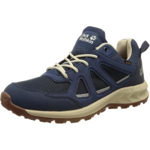 imageJack Wolfskin Womens Refugio Texapore Mid Hiking Shoe Backpacking Boot 375 EUDark Blue Beige